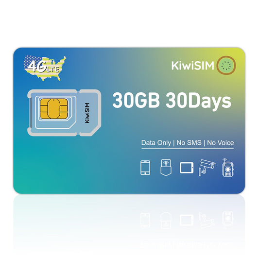 Prepaid Sim Card Usa | 4G Lte Data Sim Card With 30Gb 30Days | Support For At&T, T-Mobile And Verizon| Works With Unlocked Table