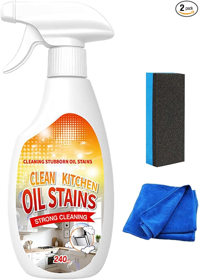 wuliao FIELL Clean Kitchen Oil Stains Spray, Naivetu Heavy-Duty Kitchen Degreaser Foam Cleaner, Multi functiona Foam Cleaner Spray (1)
