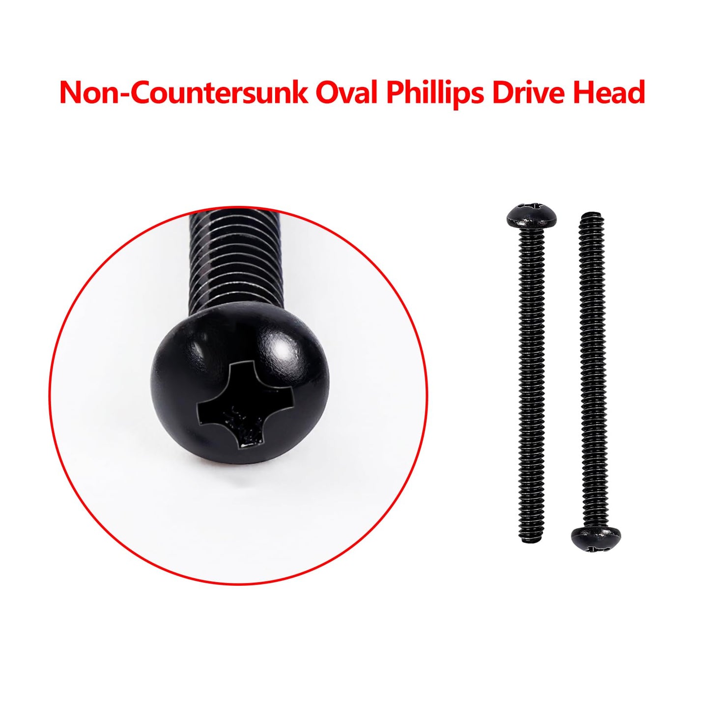 Banworks Usa/Imperial Thread Guitar Humbucker Pickup Screws Vintage Phillips-Head Humbucker Pickup Height Screws With Springs Fo