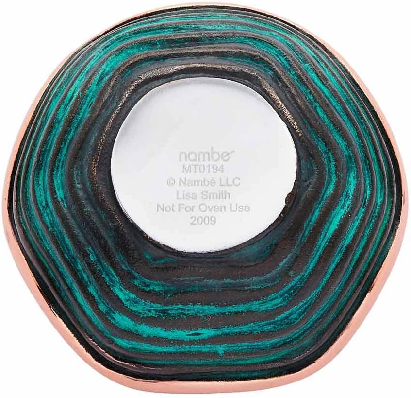 nambe Mini Copper Canyon Bowl | 4.5-Inch Fruit Bowl for Kitchen Counter, Table, Mantel Décor | Decorative Scalloped Edge Vegetable Basket | Salad Serving Bowl | 6.5-Ounce
