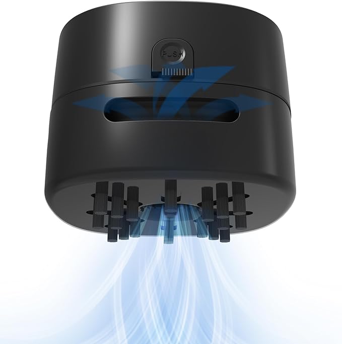 IGOKOTI Desk Vacuum Cleaner (New Black, Exclude Battery)