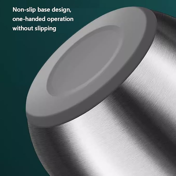 6L Salad Spinner, Stainless Steel Large Vegetable Washer, PP Lid, for Fruit Washer， Pasta and Fries Spinner