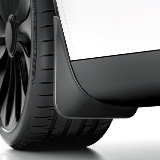 REEVAA Tesla Model Y Accessories - Mud Flaps [Protect Paint, No Drilling Required] All-Weather Splash Guard Body Kits for Model Y 2019-2024, Black (Set of 4)