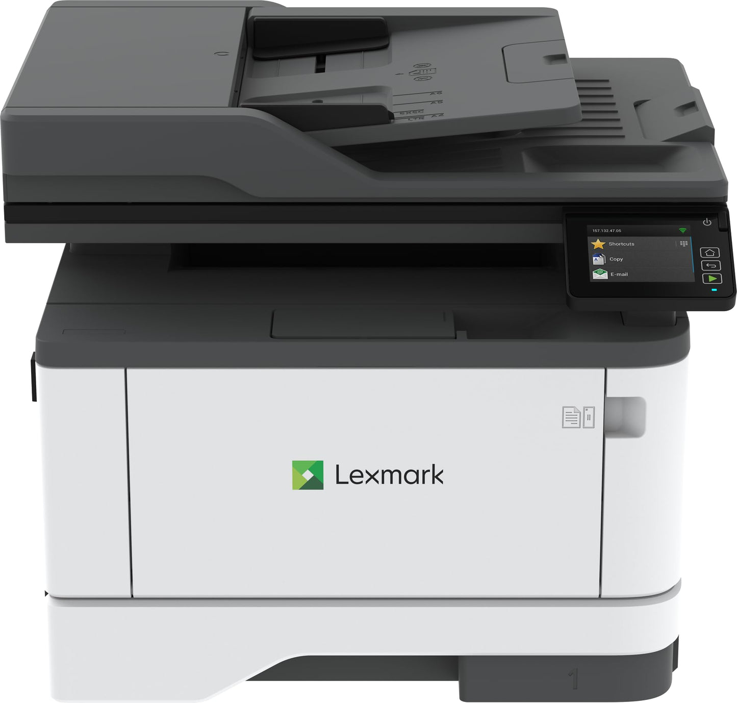 Lexmark Mx331Adn Black And White All-In-One Printer With Touchscreen, Laser Device With Optional Wireless Connection, Duplex Pri