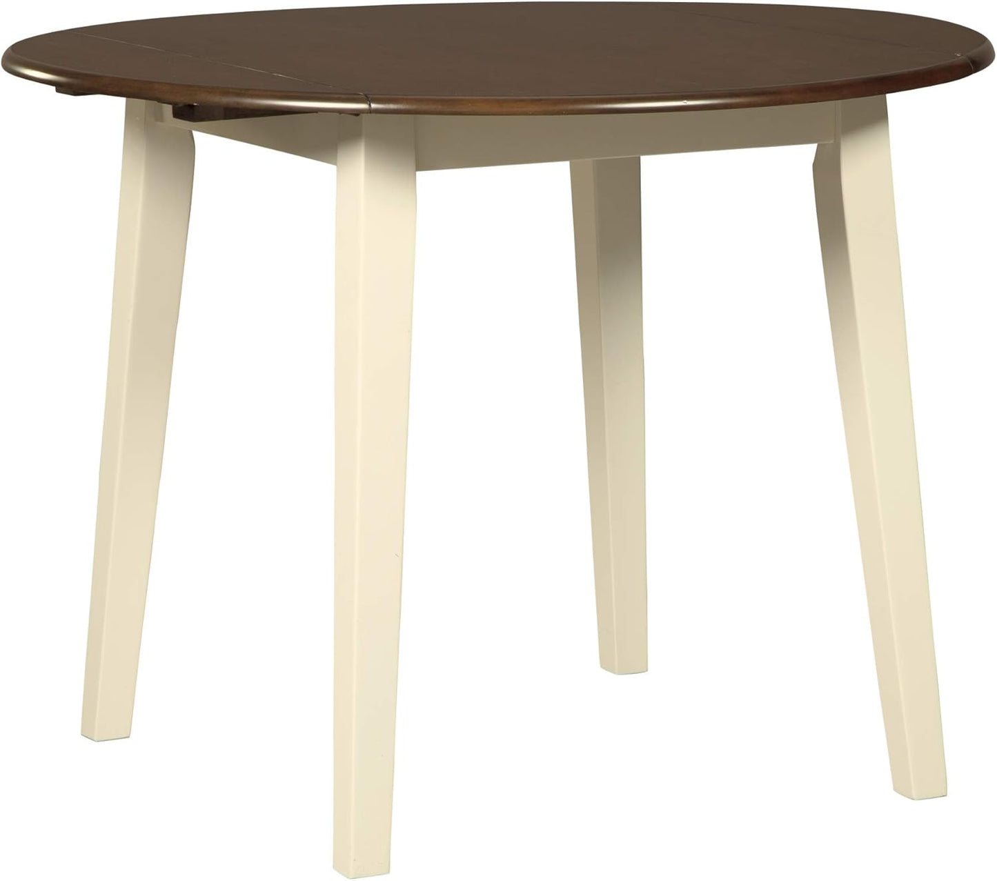 Signature Design by Ashley Woodanville Dining Room Table, Two-Tone White