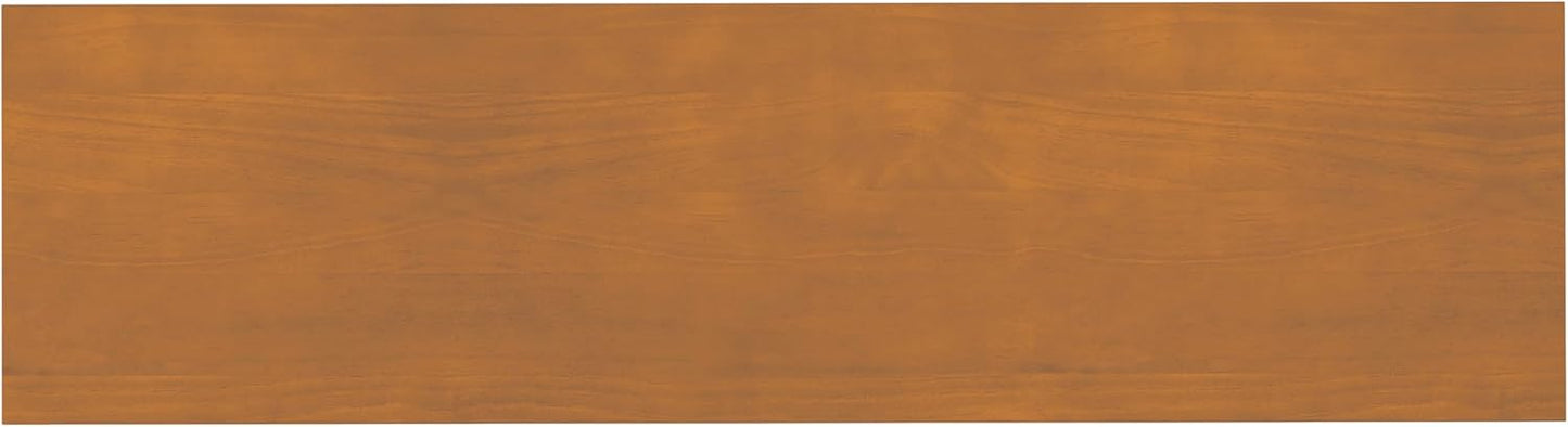 SIMPLIHOME Amherst 72-inch Wide Solid Wood TV Stand in Light Golden Brown, Transitional-Style Media Console for Living Room with Cable Management and Adjustable Shelves, Fits 80" TVs