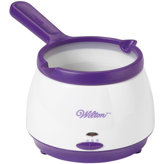 Wilton Candy Melts Candy Melting Pot - Melt Station for Chocolate & Fondue - Features Dishwasher-Safe Insert & Easy-Pour Spout - Fits on a Tabletop - 2.5-Cup Capacity