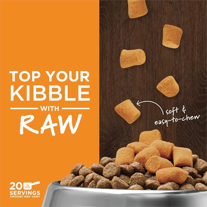 Instinct Raw Boost Mixers Gut Health Freeze-Dried Dog Food Topper, 5.5 oz. Bag