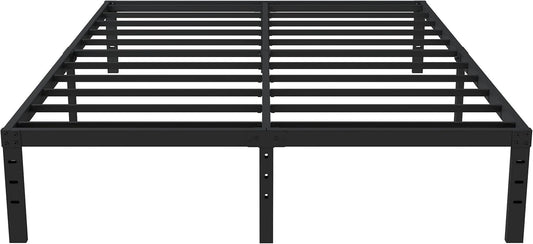 16 Inch California King Bed Frames No Box Spring Need, Platform Cal King Bed Frame with 14 Inch Storage, 3500 lbs Heavy Duty Metal Slats Support, Easy Assembly Mattress Foundation