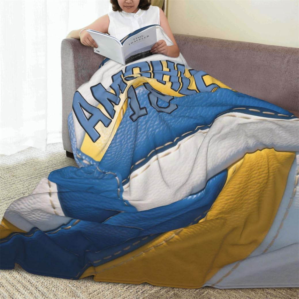 Customized Home Decor Sofa Throw Blanket Personalized Volleyball Themed Blankets for Sport Lover Custom Name Volleyball Enthusiasts Bedding Travel Blanket Custom Ball Sport Theme Throw-Blanket Gifts