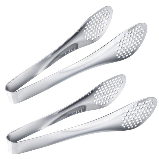 MSY BIGSUNNY 9 inch Buffet Tongs, Set of 2 Stainless Steel Food Serving Tongs