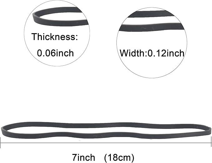 Rubber Bands Garbage Can Bands Elastic Large Size #117B 100 Pcs Trash Can Bands Elastics Bands 7 inch Assorted Color For Office Supplies Home