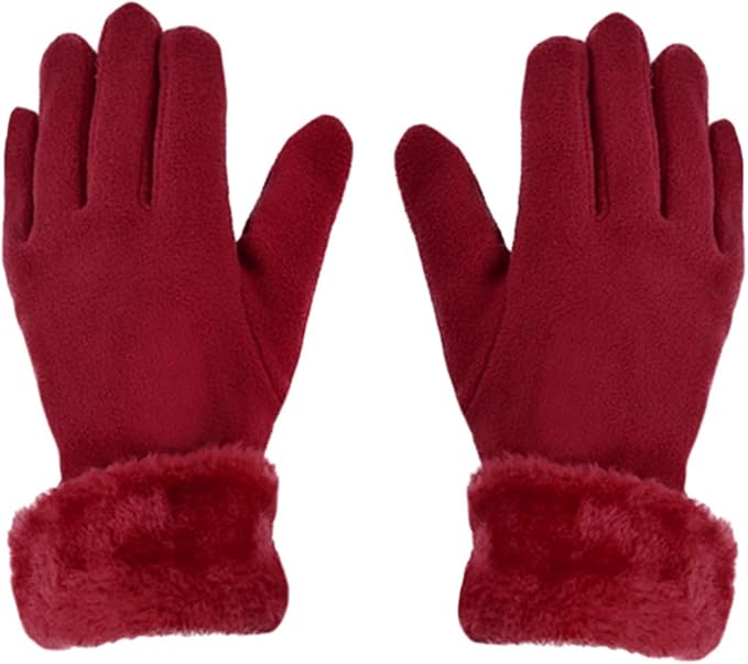 boxed-gifts Women's Warm Fleece Winter - Women's Hat and Glove Set + Hats Gloves Scarves for Women