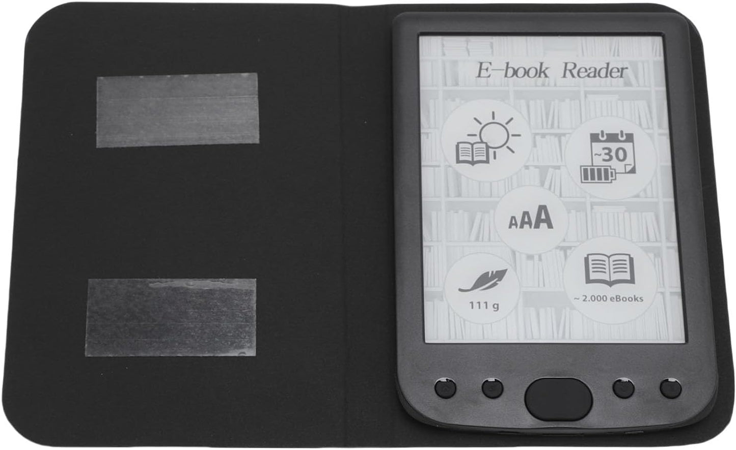 Yoidesu 6 Inch E Reader Digital Reader Electronic Book Reader with 800x600 High Resolution Screen Multifunctional Navigation Buttons for PDF EPUB TXT DOC FB2 MOBI (4G)