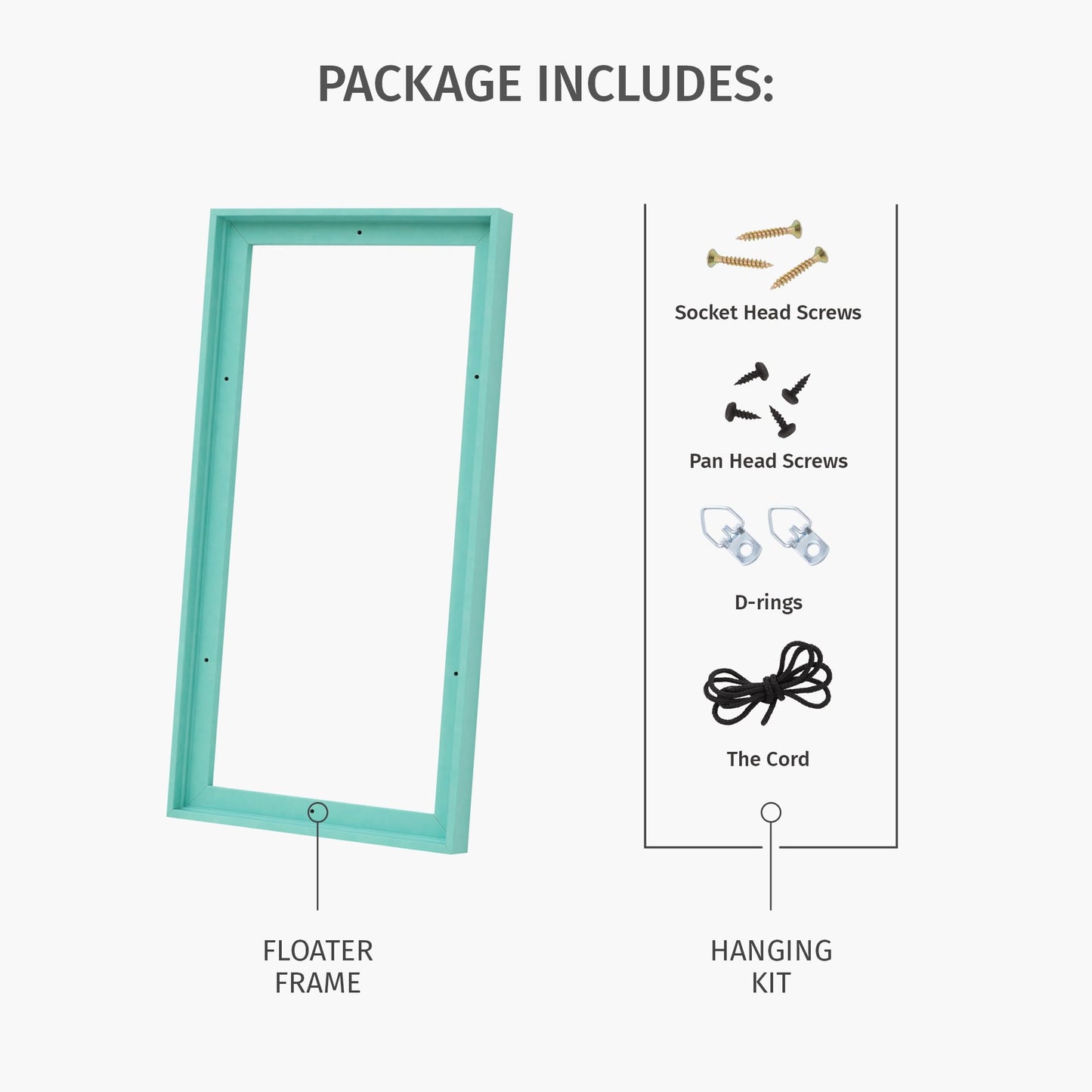 Pixy Canvas Floater Frame 9x12 for 3/4 (0.75) inch Deep Canvas Paintings/Canvas Prints/Wood Canvas Panels/Wall Art/Wall Decor/Home Decor/Artwork (Brass Gold, 9 x 12 inch, Portrait)