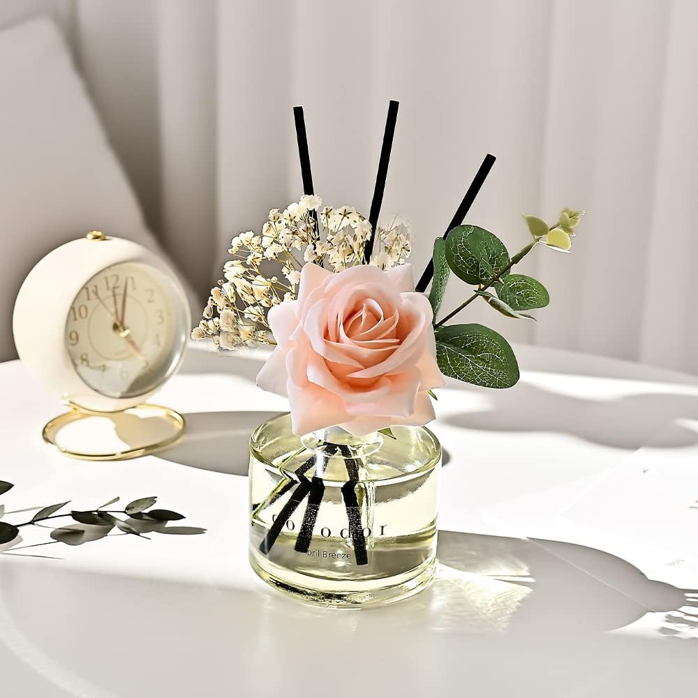 Cocod'or COCODOR Rose Flower Reed Diffuser/Rose Perfume/6.7oz(200ml)/1 Pack/Reed Diffuser, Reed Diffuser Set, Oil Diffuser & Reed Diffuser Sticks, Home Decor & Office Decor, Fragrance and Gifts