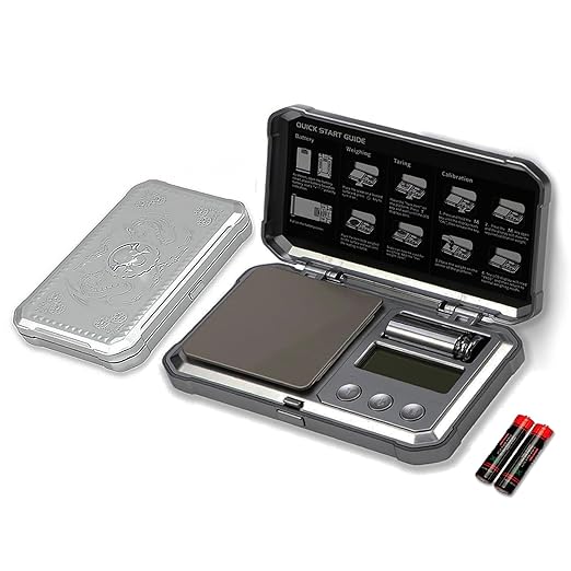 Gram Scale Digital Pocket Scale,300g Precision Mini Jewelry Scales,Portable Small Gram Scale with LCD Backlit Display,0.01g Precision,Tare Function,Calibration Weight,for Jewelry, Food,Coffee