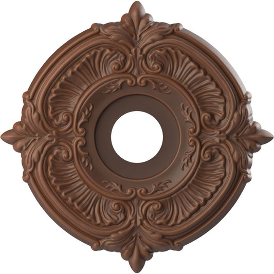 Ekena Millwork Cmp16Atdru Attica Thermoformed Pvc Ceiling Medallion (Fits Canopies Up To 5 5/8), 16Od X 3 1/2Id X 1P, Universal