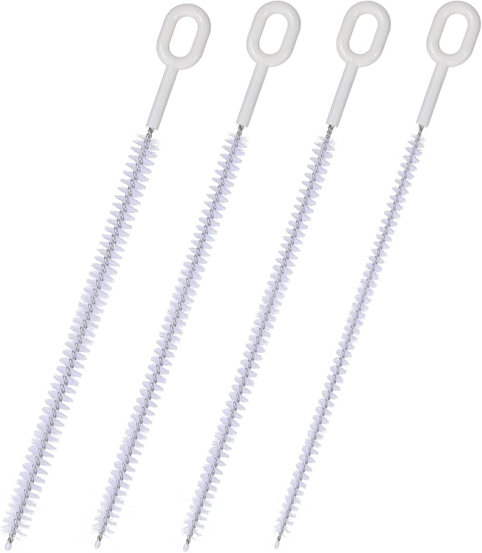 4 Pcs Straw Clean Brush, Extra Long 10 Inch for Cleaning Tumbler with Handle, Straw Tube Brushes for Cleaning Water Bottles