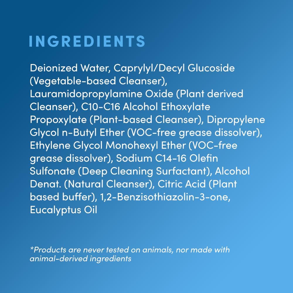 Clean Revolution Dish Spray, Powerful Formula Cuts Through Grease, Compatible with Dawn Powerwash Sprayers and Foamers, Fragrance Free, 18 Fl Oz - Made in USA