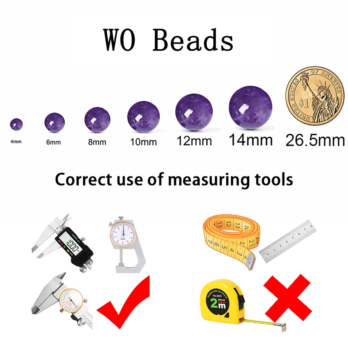 AAAAA Tiger Eye Beads for Jewelry Making - 6mm, 60pcs Natural Stone Semi-Precious Round Smooth Gemstones Loose Spacer Beads