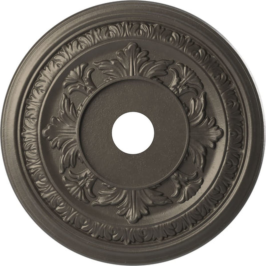 Ekena Millwork Cmp22Badst Baltimore Thermoformed Pvc Ceiling Medallion (Fits Canopies Up To 7 3/4), 22Od X 3 1/2Id X 1P, Univers