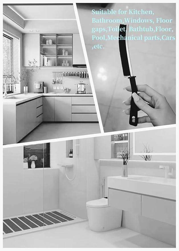 11 PCS Crevice Cleaning Brush,Hard Bristle Crevice Cleaning Brush,Crevice Cleaning Tool is Effective to Clean The Small Gap of Kitchen, tolilet and Windows.