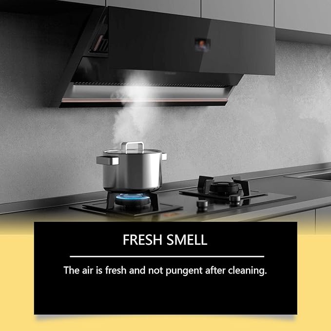 Fiell Heavy Grease Cleaner with Mild Formula Quick Decomposition,240ml Clean Kitchen up Oil Stains Spray,Kitchen Oil Cleaner,Multipurpose Oils Stain Remover Spray for Oven,Gas Stove,Cabinets,Grill (1)