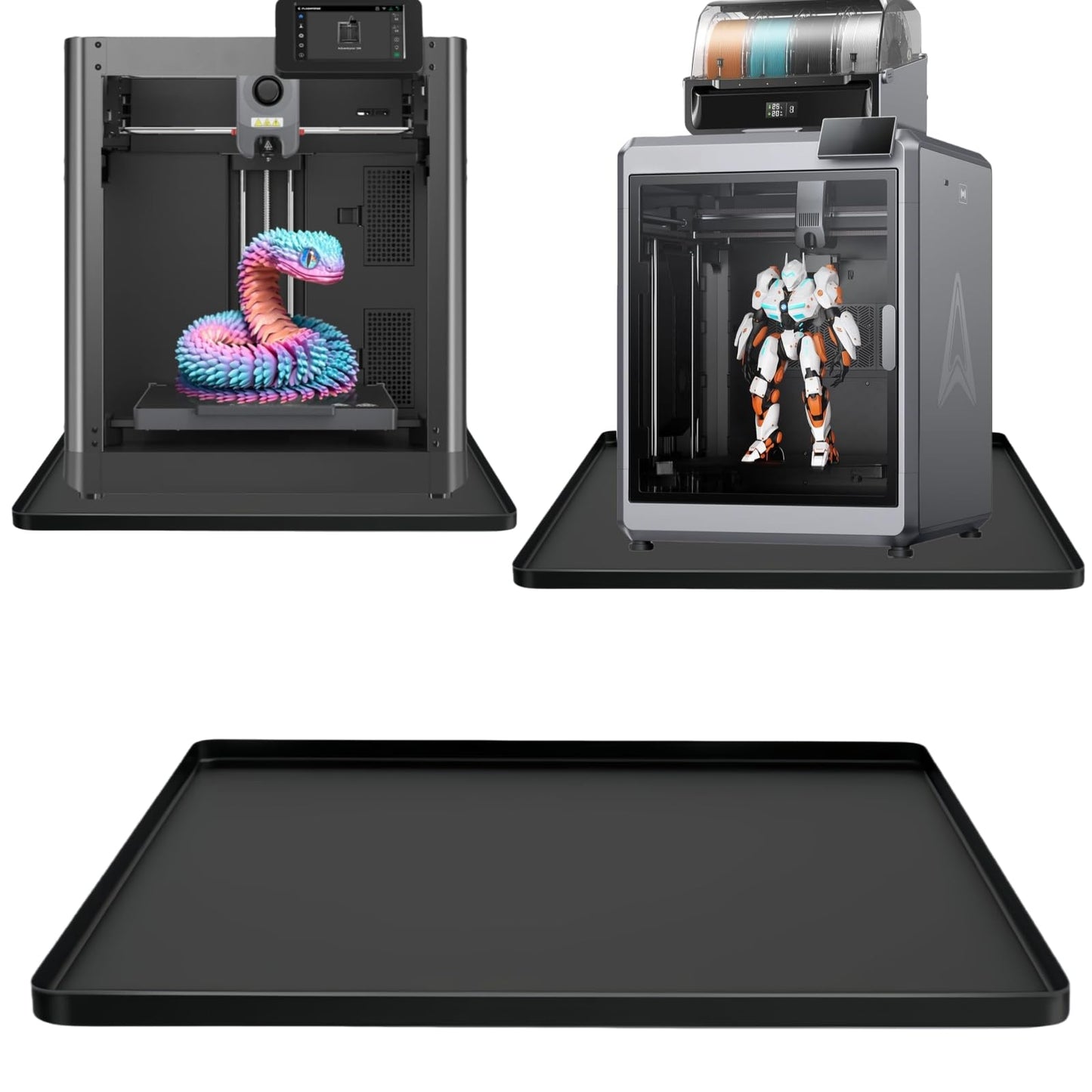 Frezonika 19.7X15.7 Silicone Base Mat Compatible With Flashforge, Comgrow, Elegoo, Bambulab And Most Of 3D Printers, 3D Printer