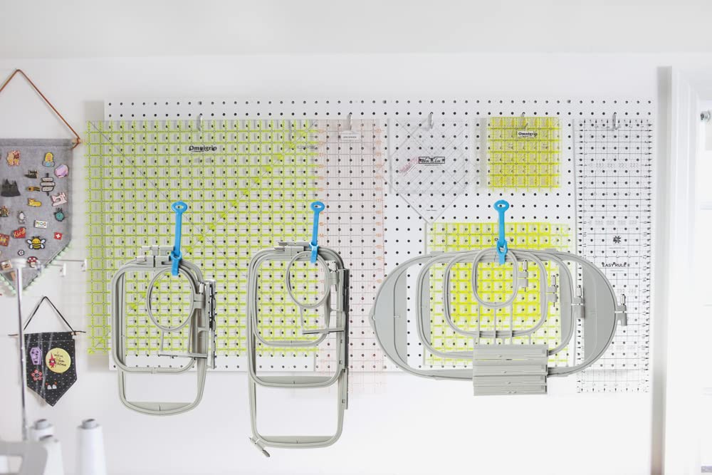 New brothread Embroidery Machine Hoop 4 in 1 Set (SA437+SA438+SA439+SA441) Compatible with Brother Innovis NQ3600D/3500D NQ1700E/1600E/1400E VE2200 4000D 1500D V7 V5 V3 BabyLock Ellegante/Aventura