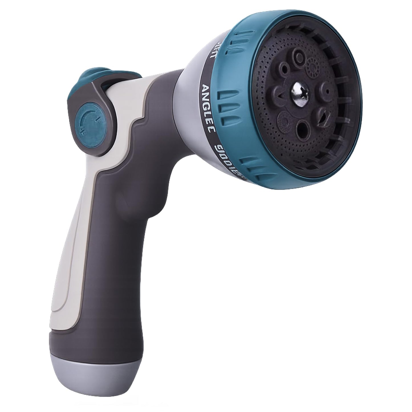 Garden Hose Nozzle – 8-Pattern Hose Sprayer with Thumb Control – Watering Tool for Garden, Car Wash, Lawn Care & Pet Shower