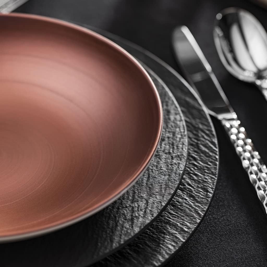 Villeroy & Boch Manufacture Glow Deep Bowl (all over), 9 in/20.25 oz, Premium Porcelain, Copper