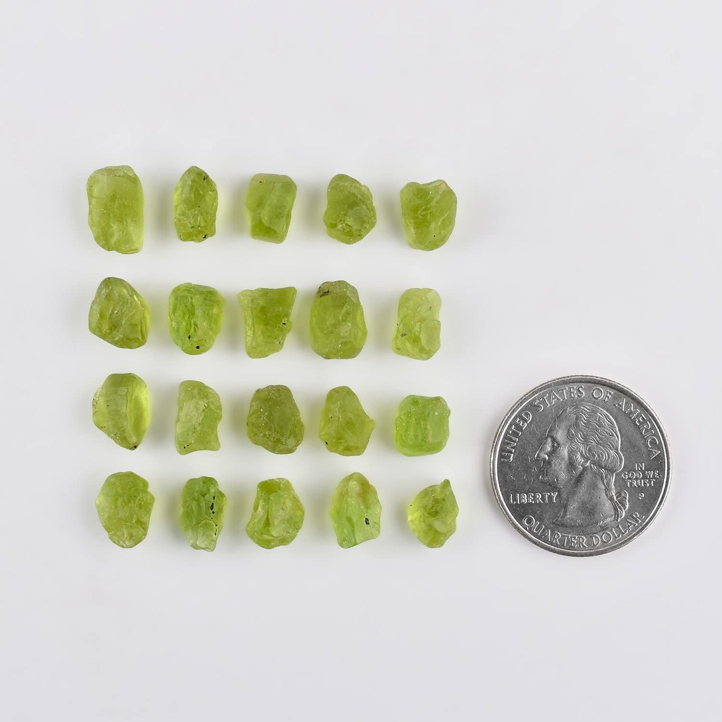 InfinityGemsArt Natural Raw Peridot Crystal Gemstone (Approx. 30 Carats) – Rough Loose Stones for Jewelry Making, Healing Crystals, Chakra Balancing, August Birthstone, DIY Crafts & Art Supplies