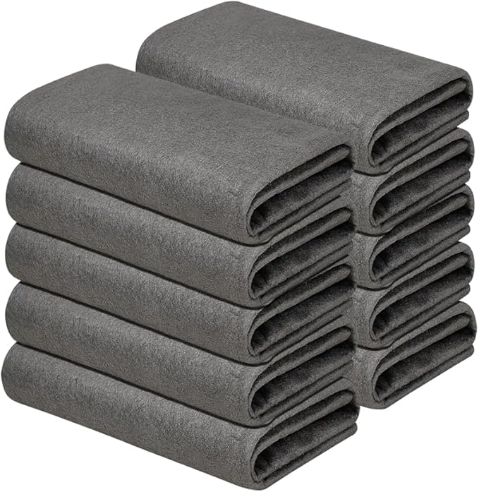 Thickened Magic Cleaning Cloth, Reusable Cleaning Cloths Streak Free Multipurpose Kitchen Rags Microfiber Towels for Glass, Window and Cars (10, Large)