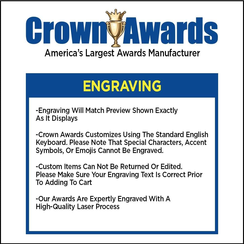 Personalized 4.5" Shiny Gold Award Trophy Cup, Free Engraving