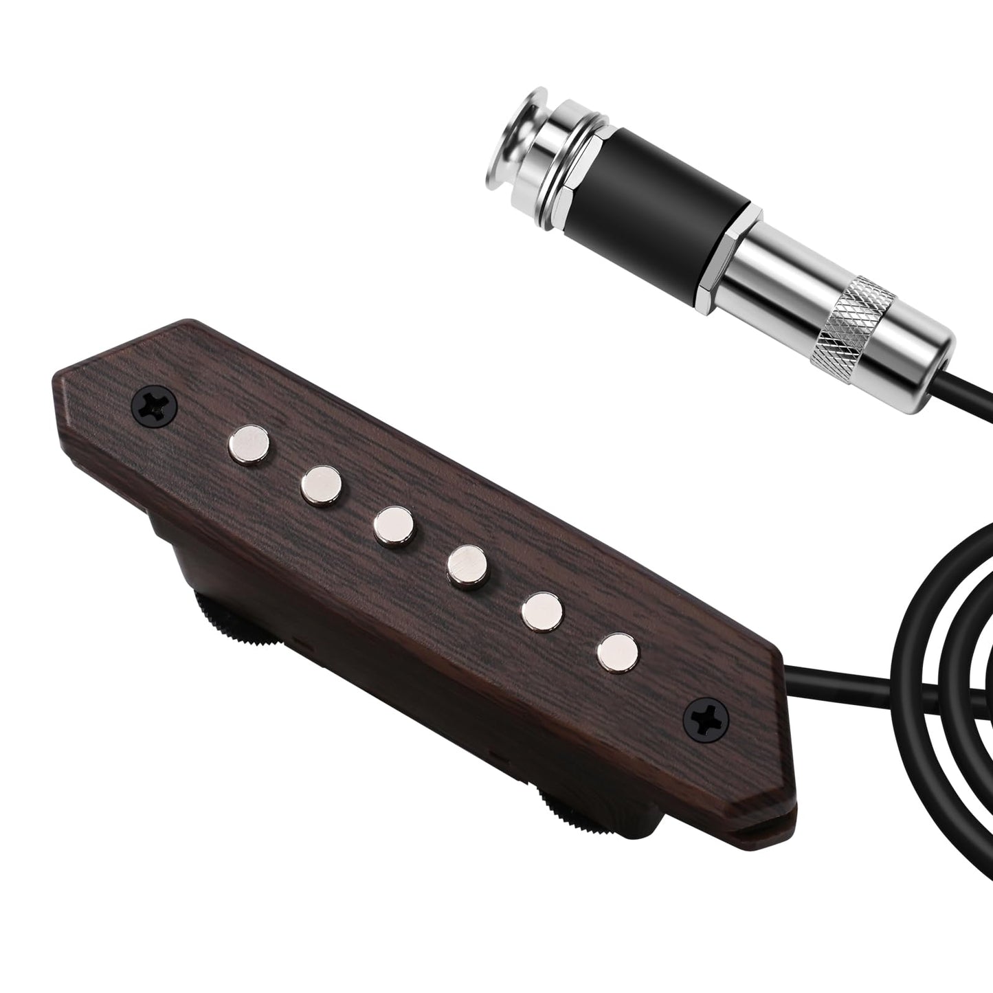 Acoustic Guitar Pickup Passive Megnetic Soundhole Pickup With Humbucker Volume Timbre Control