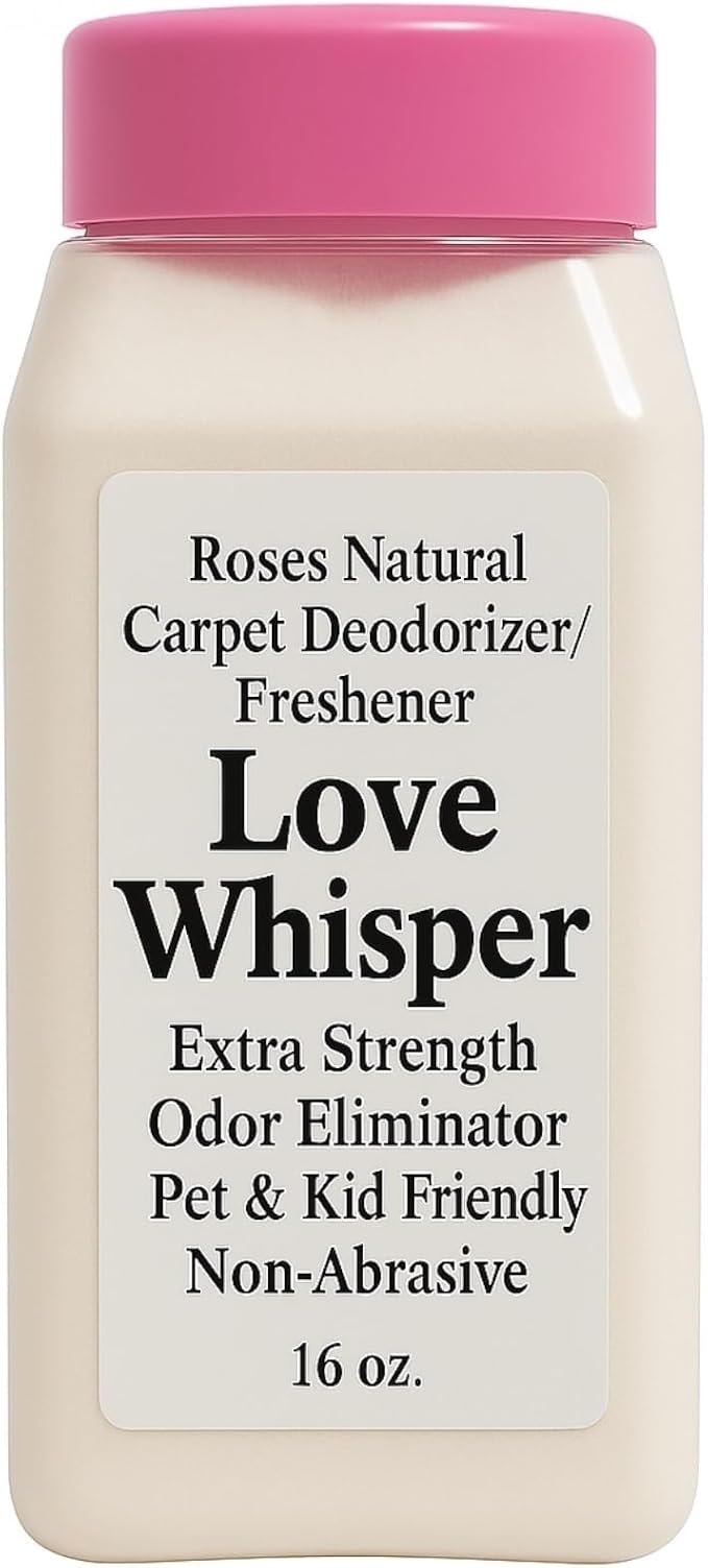 Carpet Deodorizer and Freshener, Extra Strength, Pet & Kid Safe, Phthalates-Free Fragrance, 16 oz (Love Whisper)