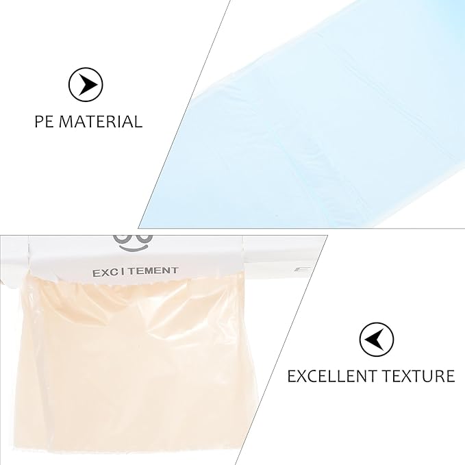 180pcs Disposable Practical Garbage Bags for Desktop Trash Can Tear-resistant Thickened Small Rubbish Bags for Office Kitchen Bedroom Car Hotel Use Clean and Sanitary Waste Storage