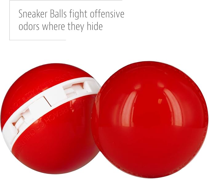 Sof Sole Sneaker Ball Shoe Odor Eliminator & Remover - Fresh, Clean Scent Blocks Odors - Twist-to-Activate - Compact & Durable - Fun, Colorful Designs - Ideal for Shoes, Gym Bags, Lockers
