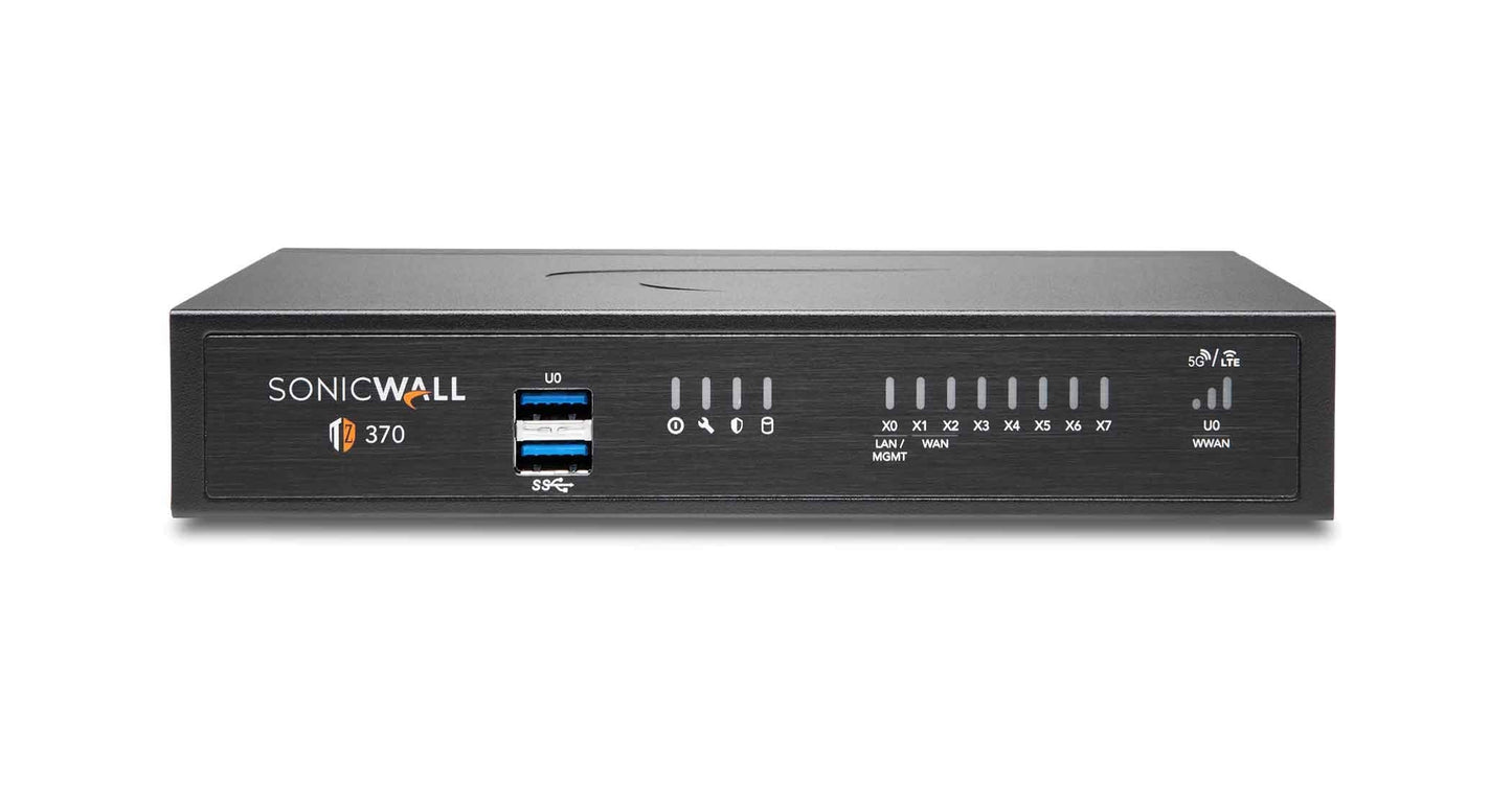 Sonicwall Tz370 Total Secure - 1Yr Advanced Edition (02-Ssc-6819) | Tz370 Network Security Appliance With 1 Year Advanced Protec