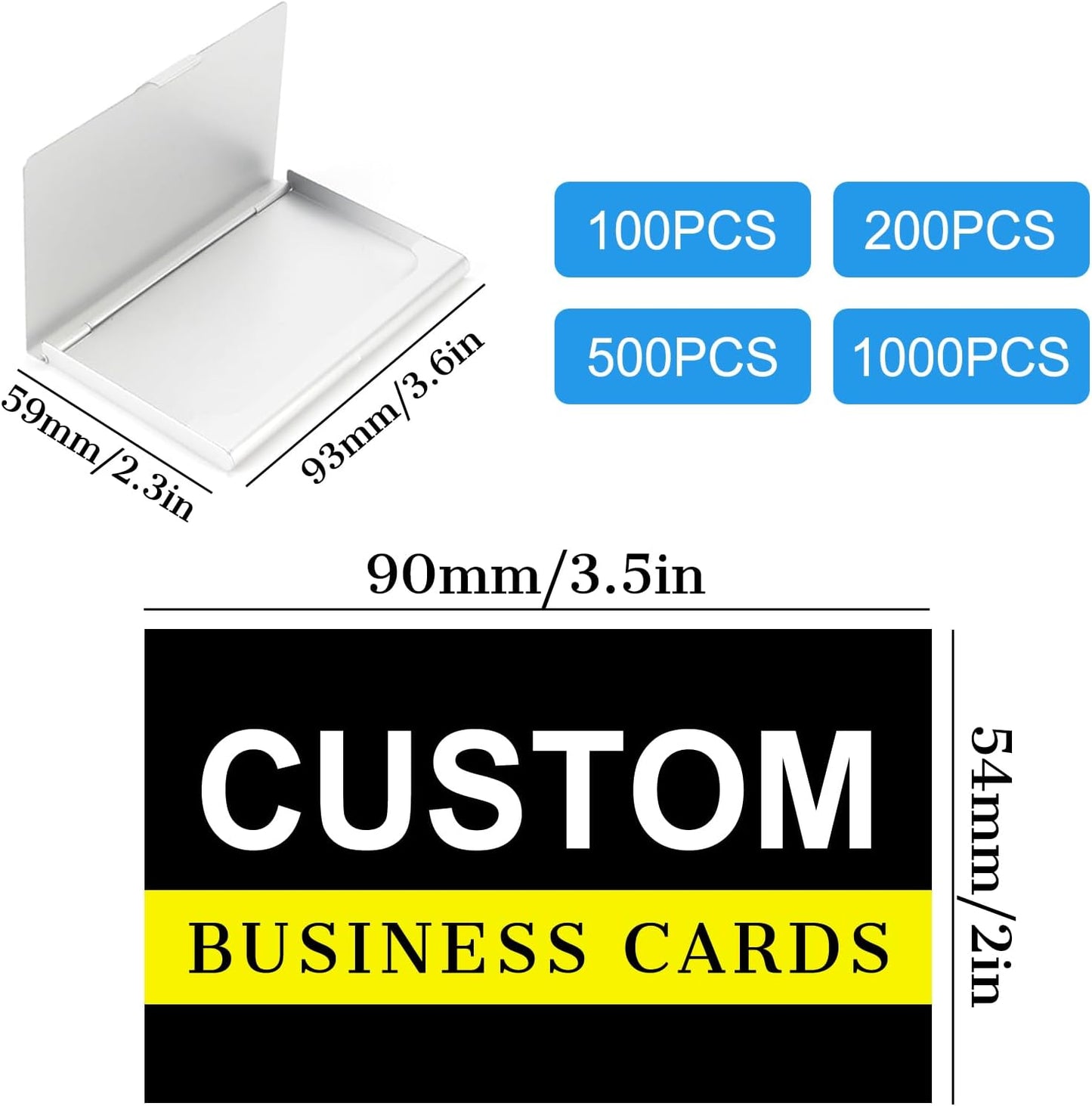 Custom Car Wash Business Cards Customizable with Logo Photo Personalized Business Card Customize for Small Business Customized Waterproof Double Sided Cards 100 200 500 1000