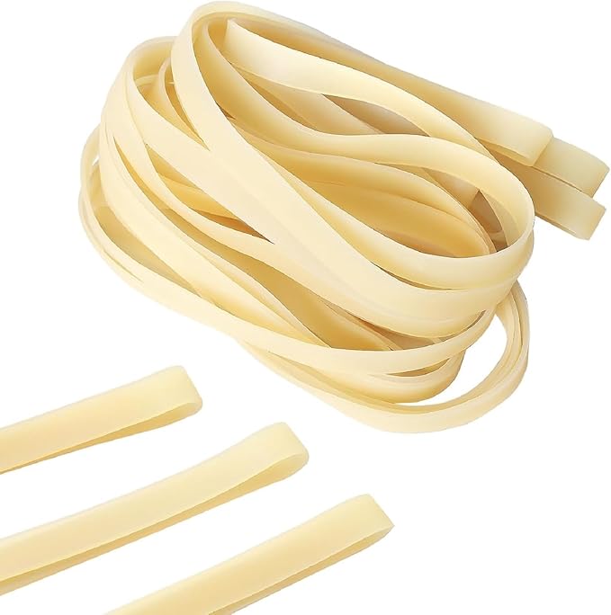Thick Rubber Bands for 95-96 Gallon Trash Cans(Value 3 Pack,Beige)