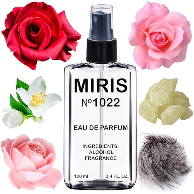 MIRIS No. 1022, Inspired by Roses Musk, Long-Lasting Eau de Parfum for Women, Spray 3.4 Fl Oz / 100 ml