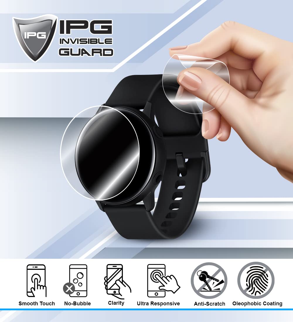 Ipg For Amazfit Gtr 4 Smart Watch Screen Protector (2 Units) Invisible Ultra Hd Clear Film Anti Scratch Guard-Smooth/Self-Healin