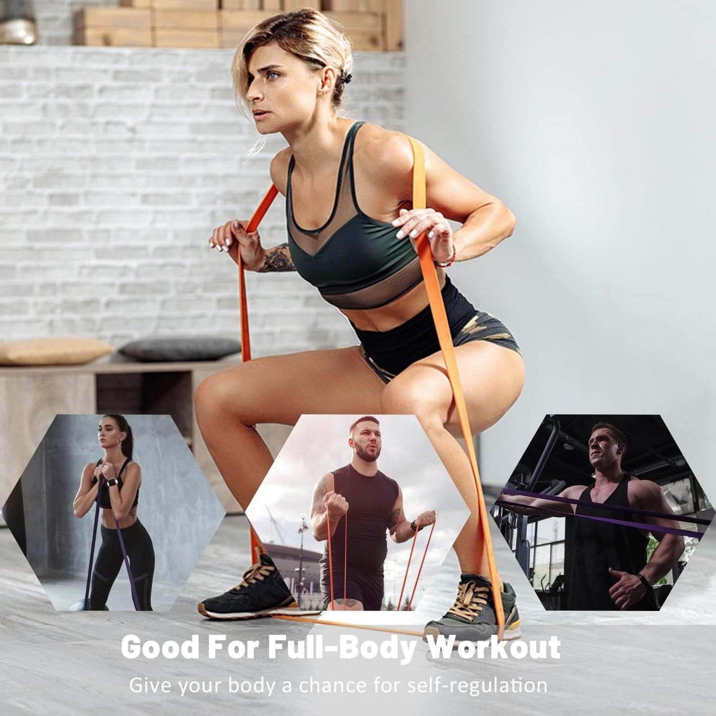 Resistance Bands, Pull Up Assist Bands - Workout Bands, Eexercise Bands for Working Out, Fitness, Training, Physical Therapy for Men Women