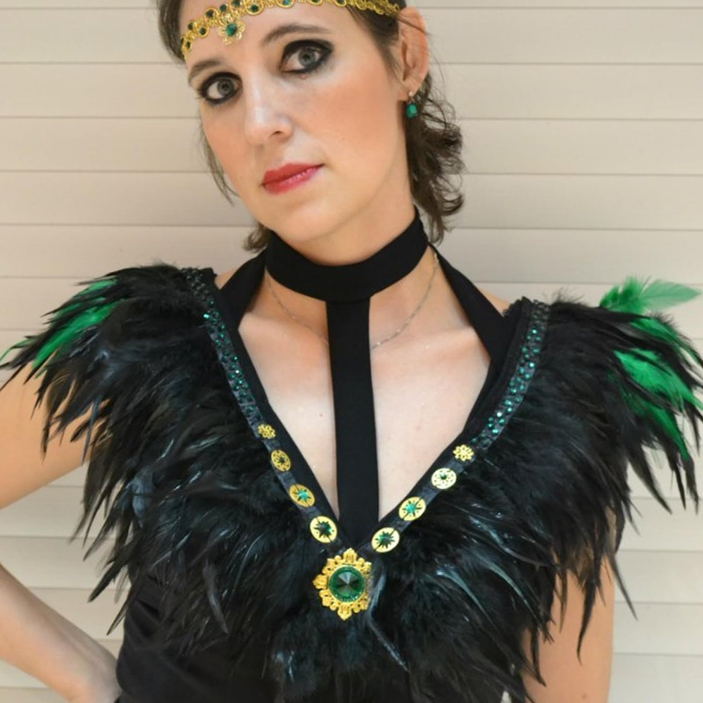 Lime Green Rooster Feather Fringe Trim 14.7ft 3-5inch Fluffy Feather Trim Fashion Dress Sewing Crafts,Gloves,Feather Shawl Cape, DIY Handbag and Wedding Decoration