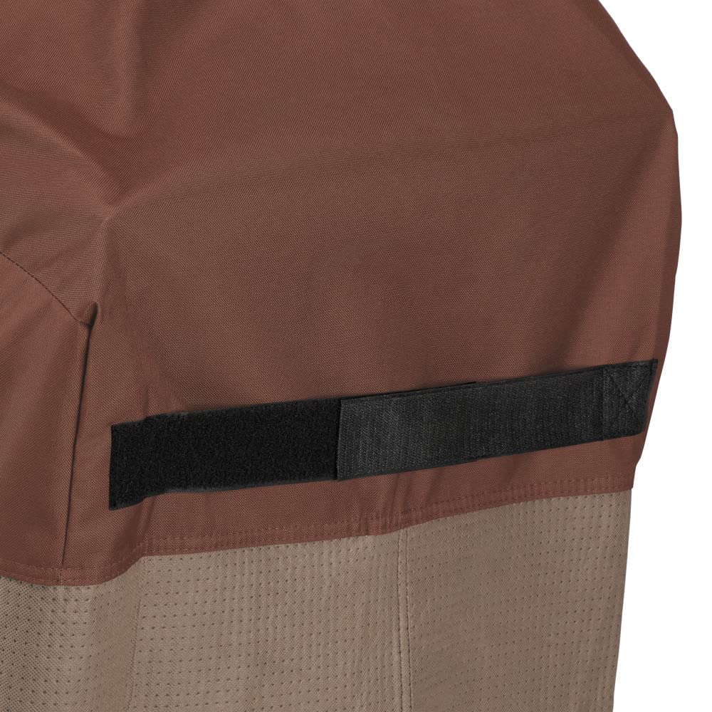 DUCKCOVERS UFPR5024 Ultimate Waterproof Round Fire Pit Cover, 48"DIA x 24"H, Mocha Cappuccino, Patio Furniture Covers
