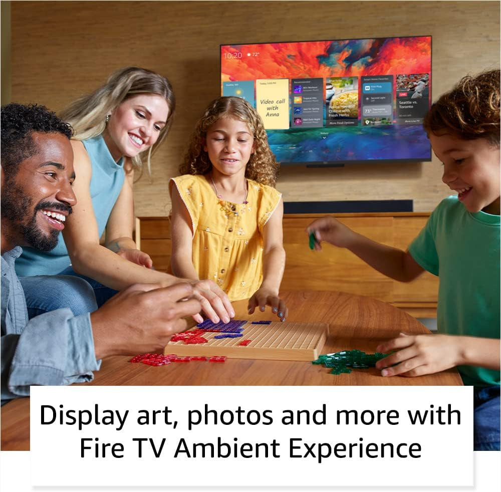 Fire TV 50" Omni QLED Series 4K UHD Smart TV, Dolby Vision IQ, Fire TV Ambient Experience, Local Dimming, Hands-Free with Alexa