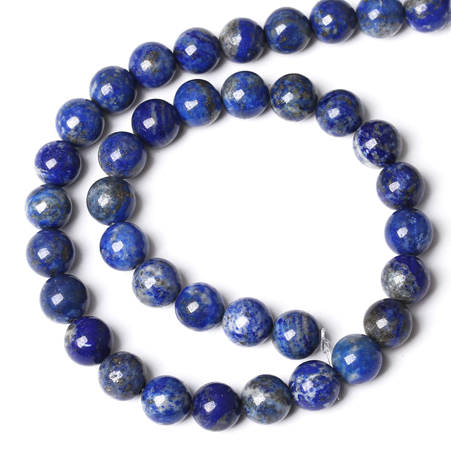 8MM 45PCS Natural Stone Blue Lapis Lazuli A Grade Gemstone Beads for Jewelry Making DIY Bracelet Crystal 1 Strand