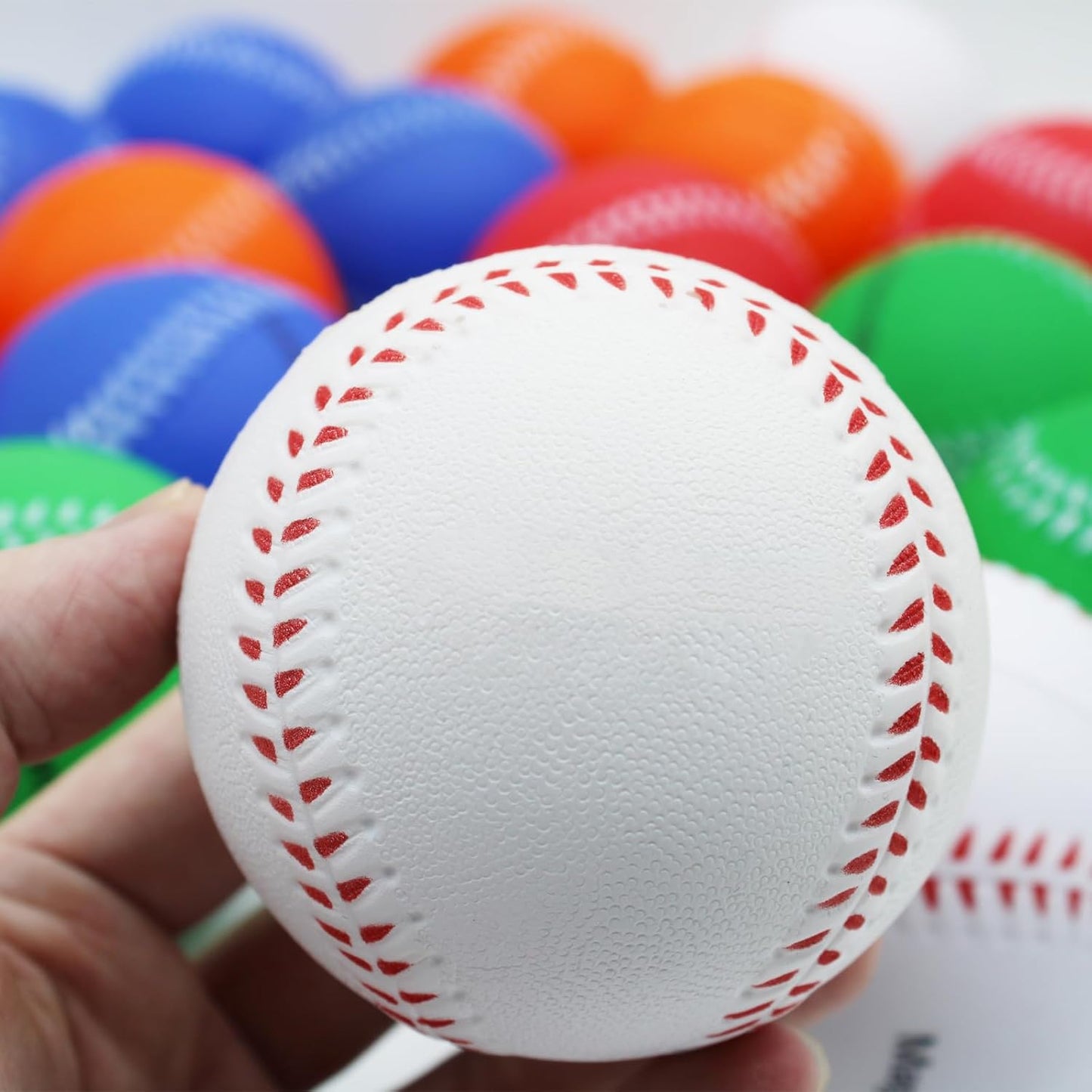 Magicorange Baseball,Foam Baseballs Training Baseballs Unmarked Practice Baseball for Hitting, Soft Toss, Batting, Fielding, Pitching